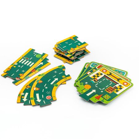 Пазл - гигант Трассы Djeco