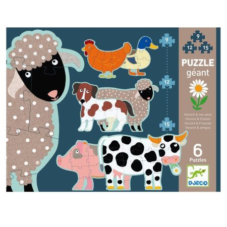 Пазл - гигант Оноре и друзья Djeco
