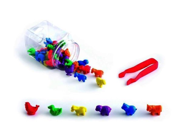 Счетный материал Животные фермы (контейнер) Edx education