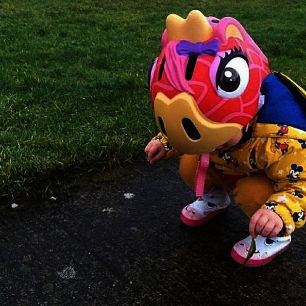 Шлем Red Giraffe коллекция 2017 (красный жираф) Crazy Safety