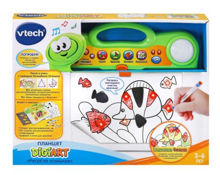 Планшет VTech DigiArt Рисуй по огонькам