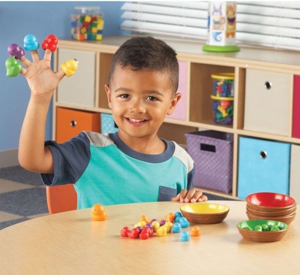 Развивающая игрушка Цветные гнёздышки Learning Resources