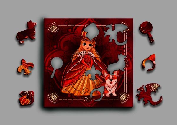 Деревянный пазл "Британская Принцесса" Mr. Puzz