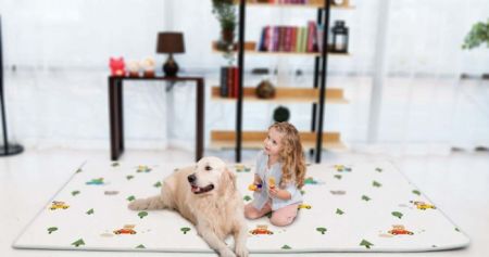 Детский коврик Parklon Eco Clean Лесные гонки, 210x140x1.3 см