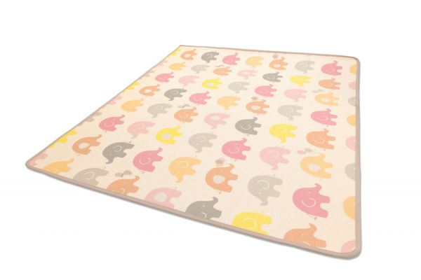 Детский коврик двусторонний Parklon Prime Living Совята/Слоники, 200x180x1.0 см