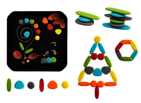 Набор Junior "Радужные камешки. Природные цвета" Edx education