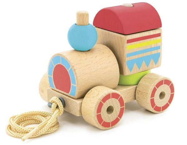 Каталка - пирамидка Паровозик Lucy&Leo Каталка - пирамидка Паровозик Lucy&Leo