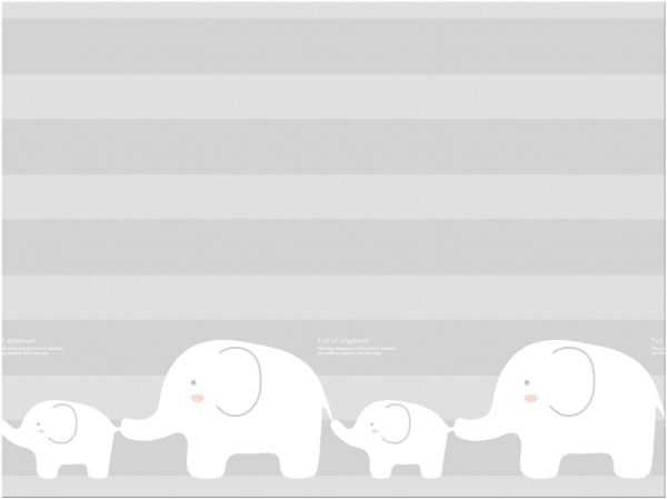 Детский коврик двусторонний Parklon Prime Living Коалы/Слоники за хвостики, 200x180x1.0 см