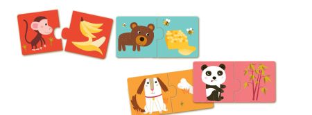 Пазл - дуо К столу! Djeco