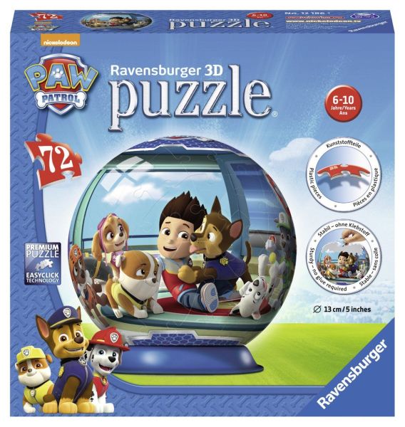 Пазл 3D Ravensburger Щенячий патруль 72 элемента