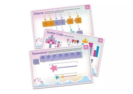 Развивающий набор Соединяющиеся кубики Фантастика с карточками Learning Resources