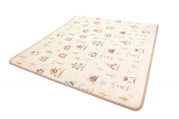 Детский коврик двусторонний Parklon Prime Living Совята/Слоники, 200x180x1.0 см