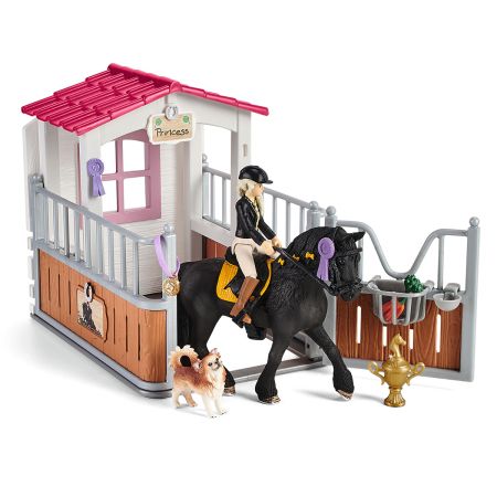 Игровой набор Schleich Загон для лошадей с Тори и Принцессой