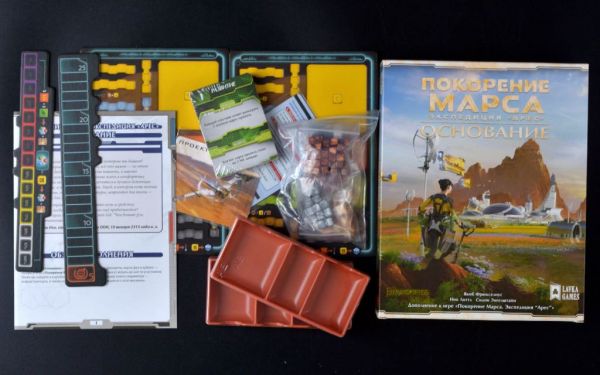 Дополнение для настольной игры Lavka Games Покорение Марса. Экспедиция Арес. Основание
