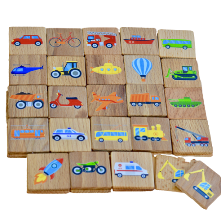 Настольная развивающая игра Мемори Транспорт в мешочке Raduga Kids