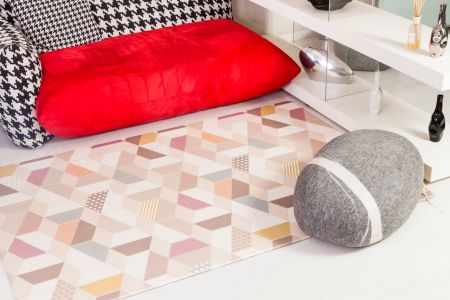 Детский коврик двусторонний Parklon Pure Soft Космос и Зигзаги, 190x130x1.2 см