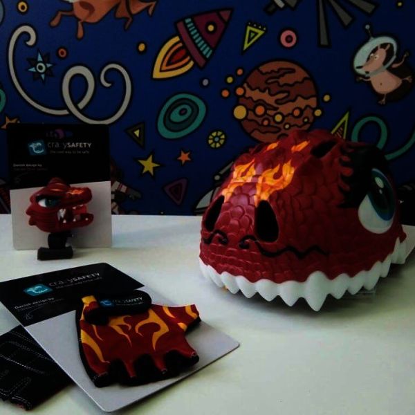 Шлем Chinese Dragon коллекция 2017 (китайский красный дракон) Crazy Safety