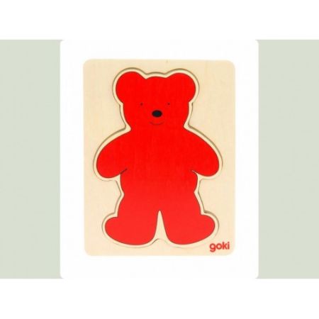 Многослойный пазл Медвежата Goki