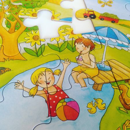 Пазл XXL Времена года Goki