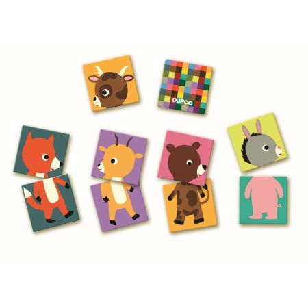 Игра – мемо Животные Djeco