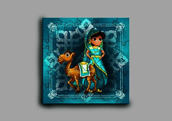 Деревянный пазл "Арабская Принцесса" Mr. Puzz