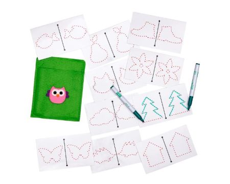 Многоразовые карточки для рисования двумя руками
