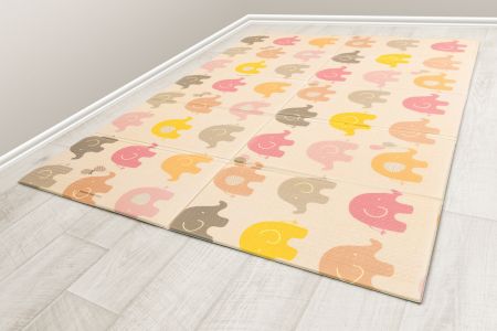 Коврик детский складной Parklon Portable Слонята 200x140x1 см