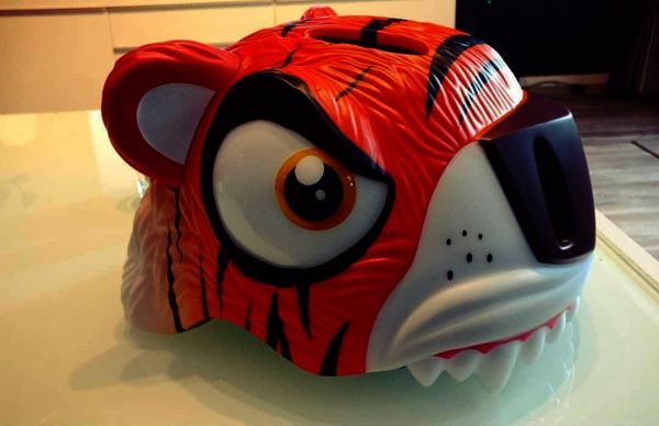 Шлем Orange Tiger коллекция 2017 (оранжевый тигр) Crazy Safety