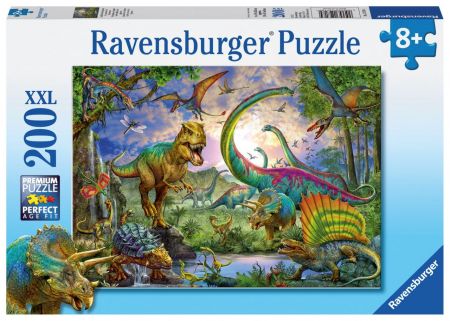 Пазл Мир динозавров 200 эл. Ravensburger