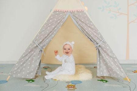 Детский коврик Parklon Eco Clean Летучие Мишки, 210x140x1.3 см