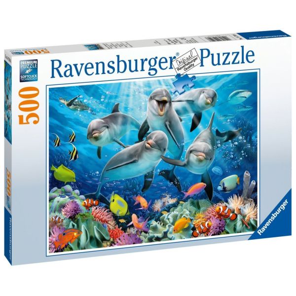 Пазл Ravensburger Дельфины 500 эл.