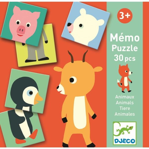 Игра – мемо Животные Djeco