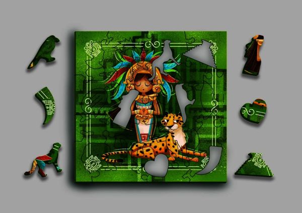 Деревянный пазл Принцесса Майя Mr. Puzz