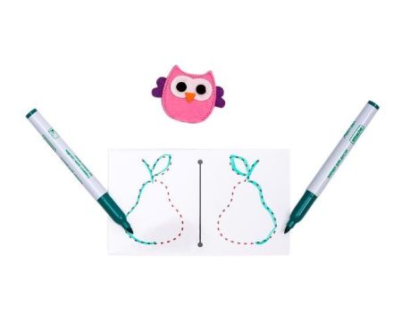 Многоразовые карточки для рисования двумя руками