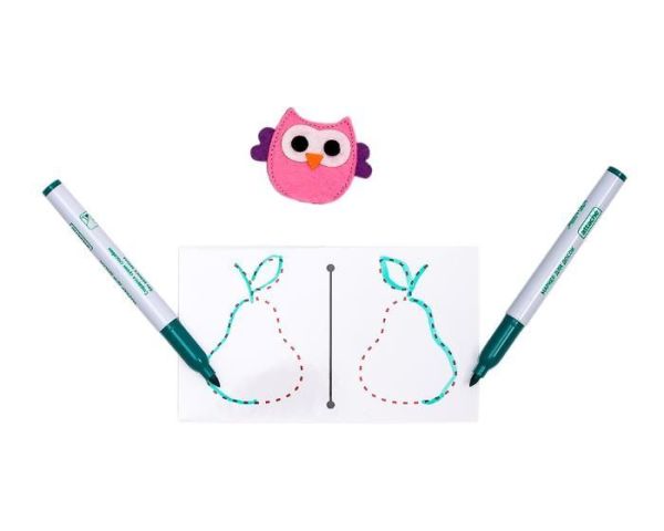 Многоразовые карточки для рисования двумя руками