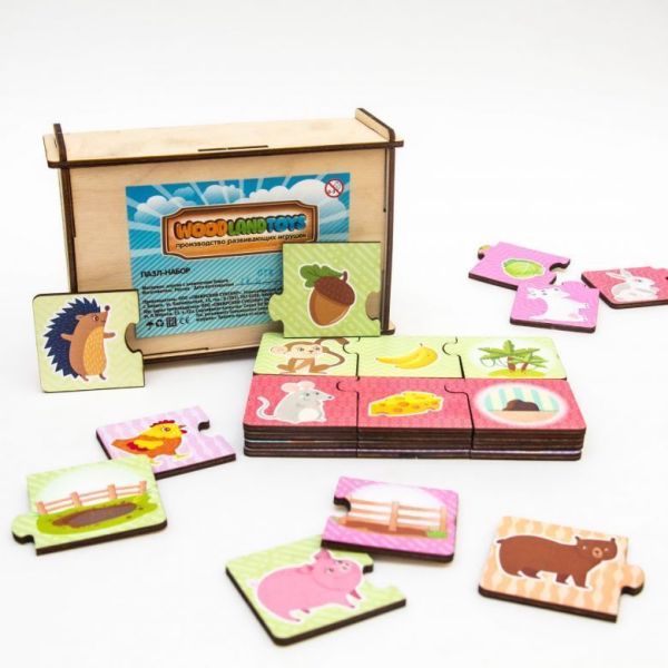 Пазл деревянный Изучаем живой мир WoodLandToys Пазл деревянный Изучаем живой мир WoodLandToys
