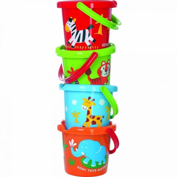 Большое ведерко пляжное Животные Gowi