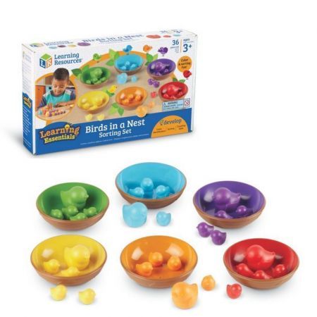 Развивающая игрушка Цветные гнёздышки Learning Resources