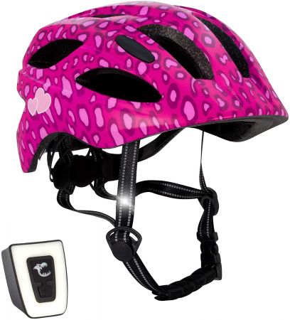 Шлем SPOTS PINK (розовый) Crazy Safety