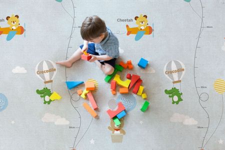 Детский коврик Parklon Eco Clean Летучие Мишки, 210x140x1.3 см