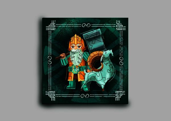 Деревянный пазл "Горный Король" Mr. Puzz