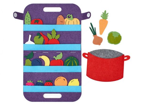 Сумка-игралка "Овощи, фрукты и ягоды" Smile Decor