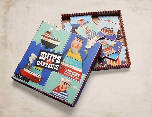 Игра - мемори Marbushka Корабли и Капитаны (Ships and Captains)