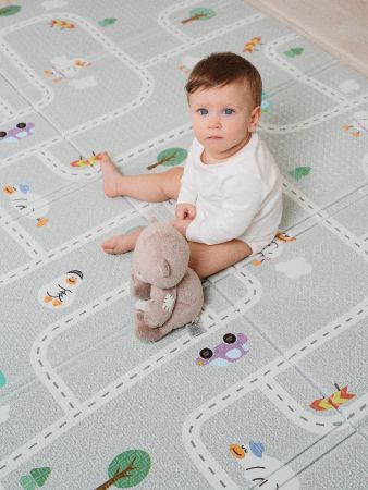 Коврик детский складной Parklon Portable Дорога в Крякленд 200x140x1 см