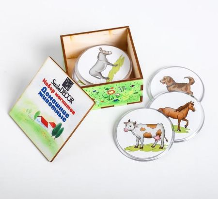 Набор магнитов "Домашние животные" Smile Decor