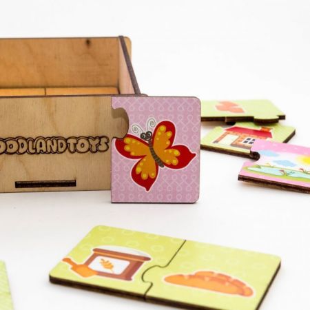 Деревянный пазл Было-стало WoodLandToys