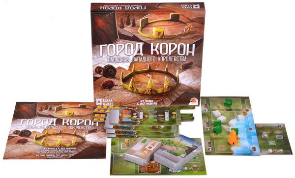 Дополнение для настольной игры Lavka Games Паладины западного королевства. Город корон