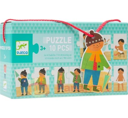 Пазл Djeco Трио - Я одеваюсь!