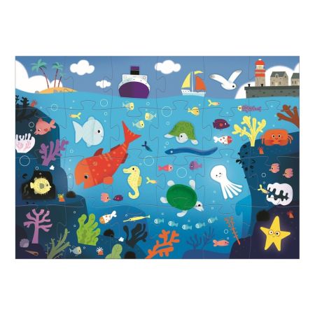 Пазл - гигант Подводный мир Djeco