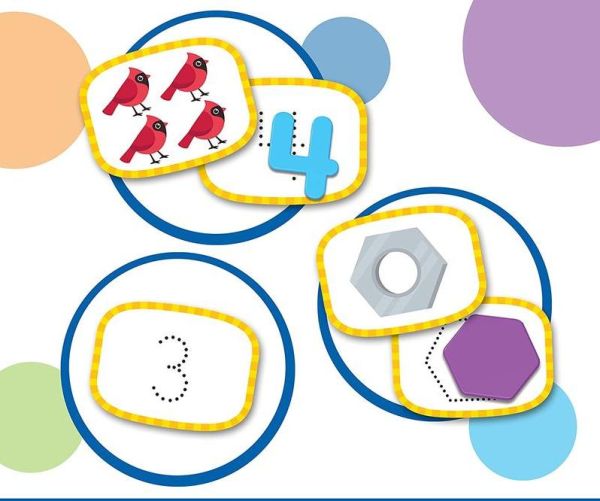 Развивающая игрушка Skill Builders! Формы и цифры с карточками Learning Resources